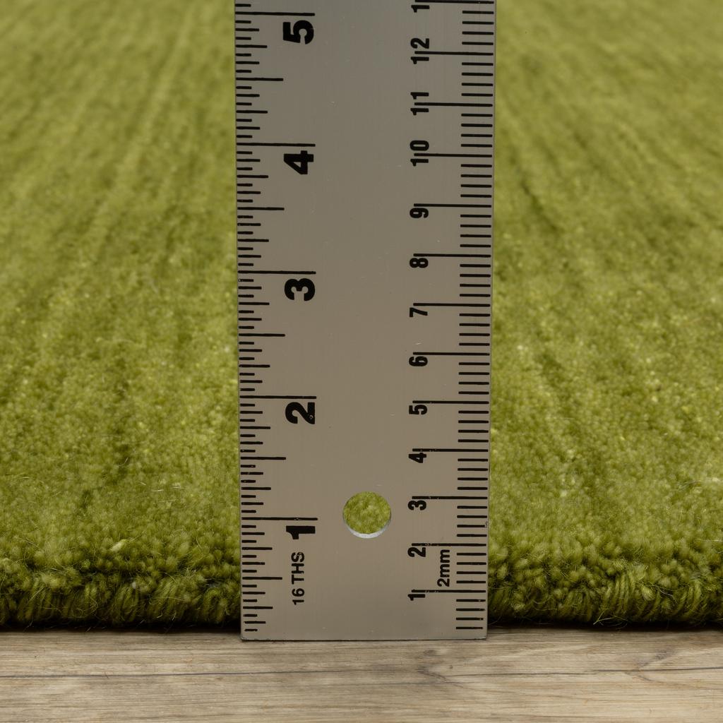 Oriental Weavers Aniston II 27116 Olive Rectangle Indoor Runner Solid Pattern-