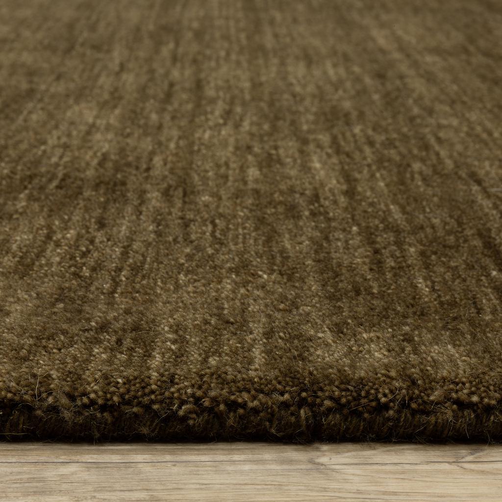 Oriental Weavers Aniston II 27117 Brown Rectangle Indoor Area Rug Solid Pattern-