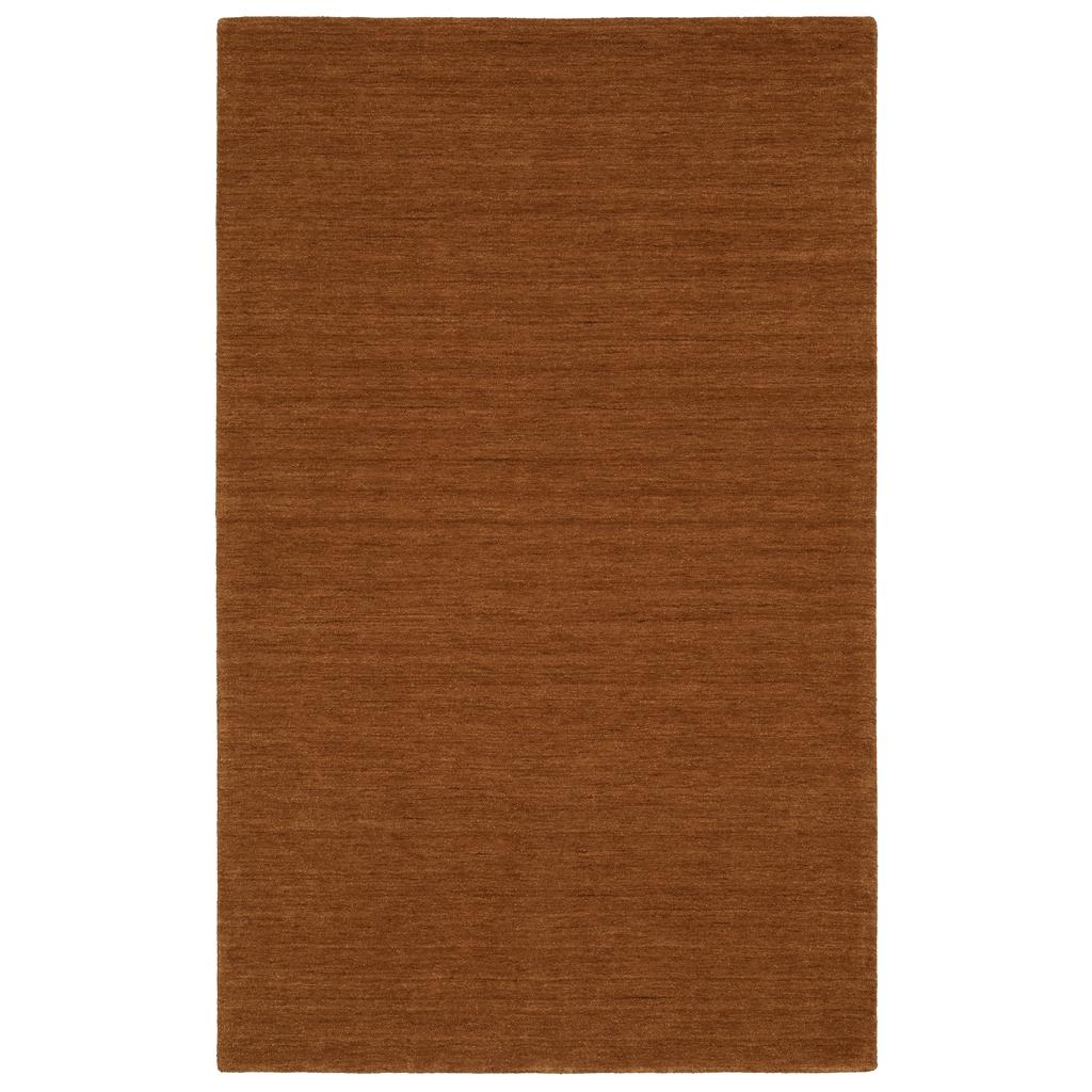 Oriental Weavers Aniston II 27118 Rust Rectangle Indoor Area Rug Solid Pattern-