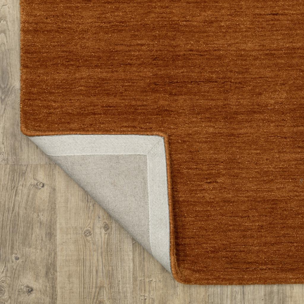 Oriental Weavers Aniston II 27118 Rust Rectangle Indoor Runner Solid Pattern-