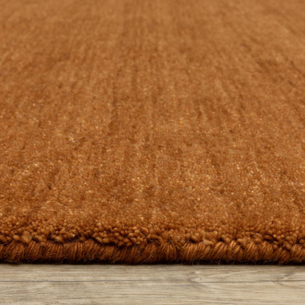 Oriental Weavers Aniston II 27118 Rust Rectangle Indoor Runner Solid Pattern-