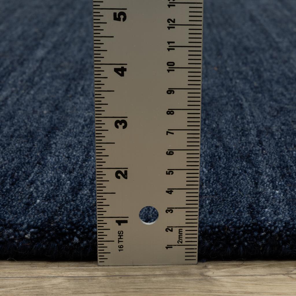 Oriental Weavers Aniston II 27119 Navy Rectangle Indoor Area Rug Solid Pattern-