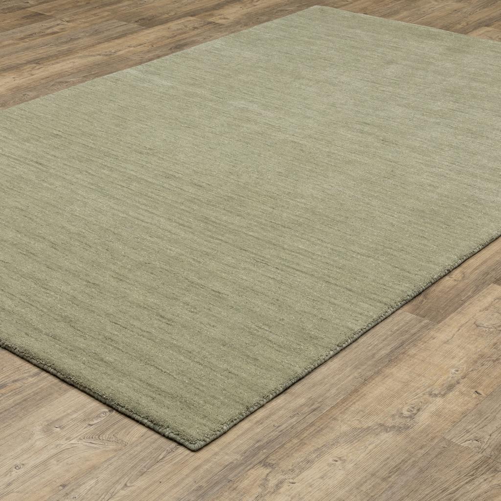 Oriental Weavers Aniston II 27120 Sage Rectangle Indoor Area Rug Solid Pattern-