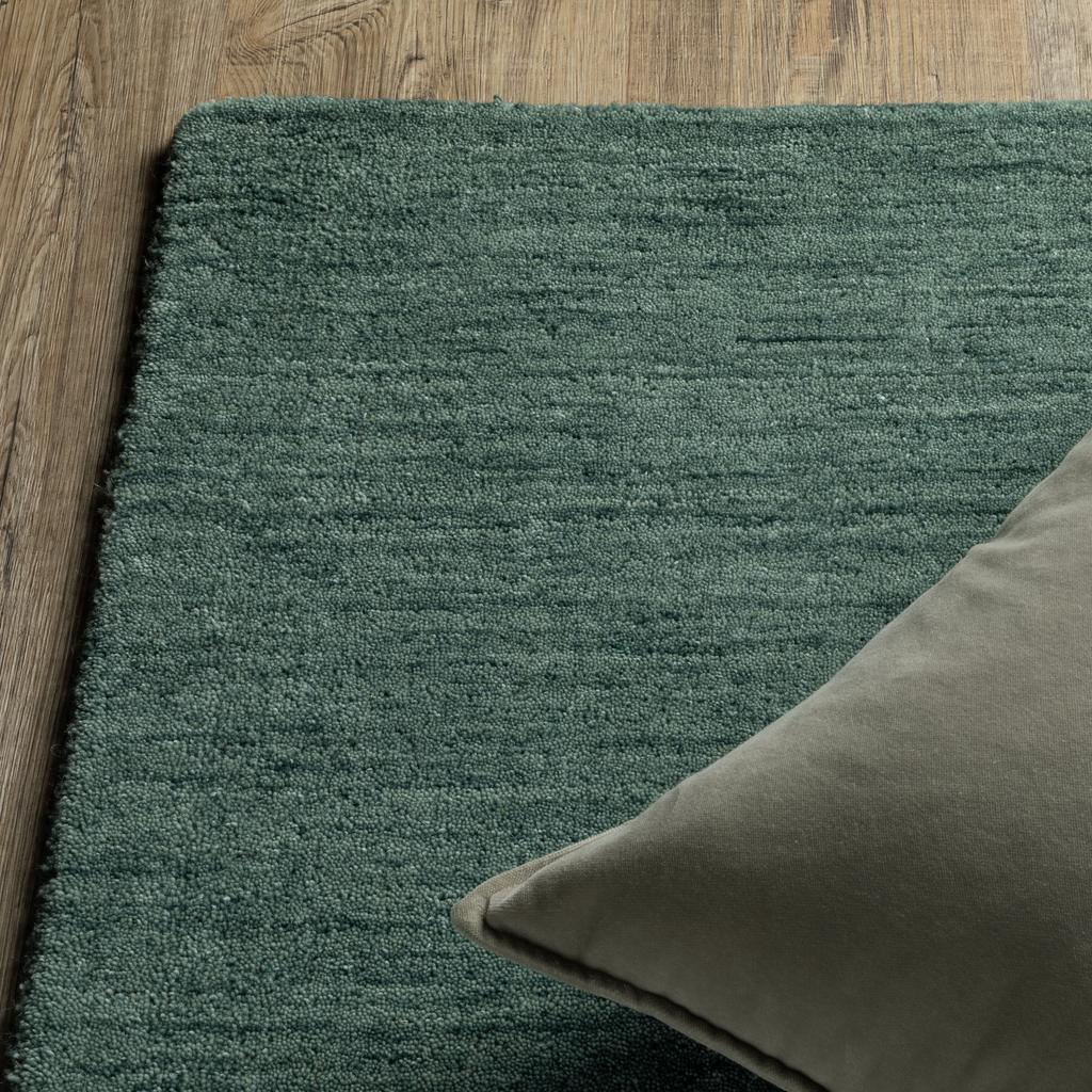 Oriental Weavers Aniston II 27121 Teal Rectangle Indoor Area Rug Solid Pattern-