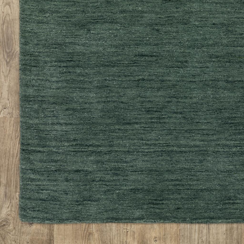 Oriental Weavers Aniston II 27121 Teal Rectangle Indoor Runner Solid Pattern-