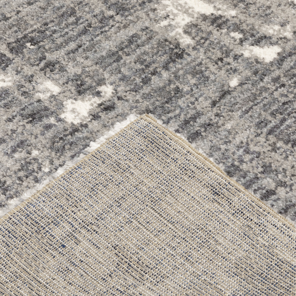 Oriental Weavers Aspen 003H9 Gray Rectangle Indoor Shaggy Area Rug - Comfortable Stain Resistant Contemporary Rug-