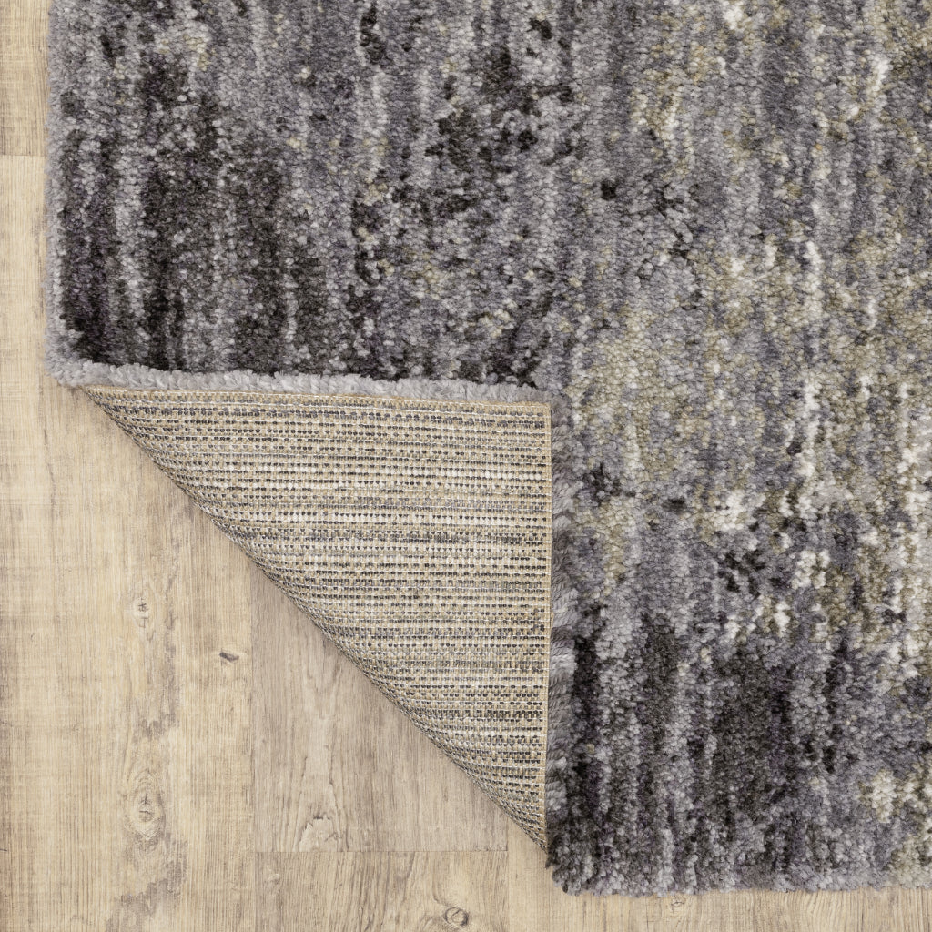 Oriental Weavers Aspen 2060W Gray Rectangle Indoor Shaggy Area Rug - Comfortable Stain Resistant Contemporary Rug-