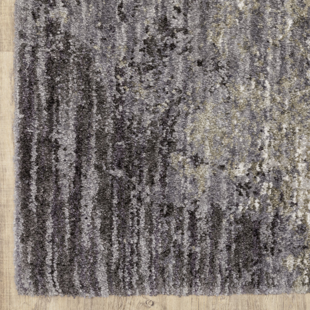 Oriental Weavers Aspen 2060W Gray Rectangle Indoor Shaggy Runner - Comfortable Stain Resistant Contemporary Rug-