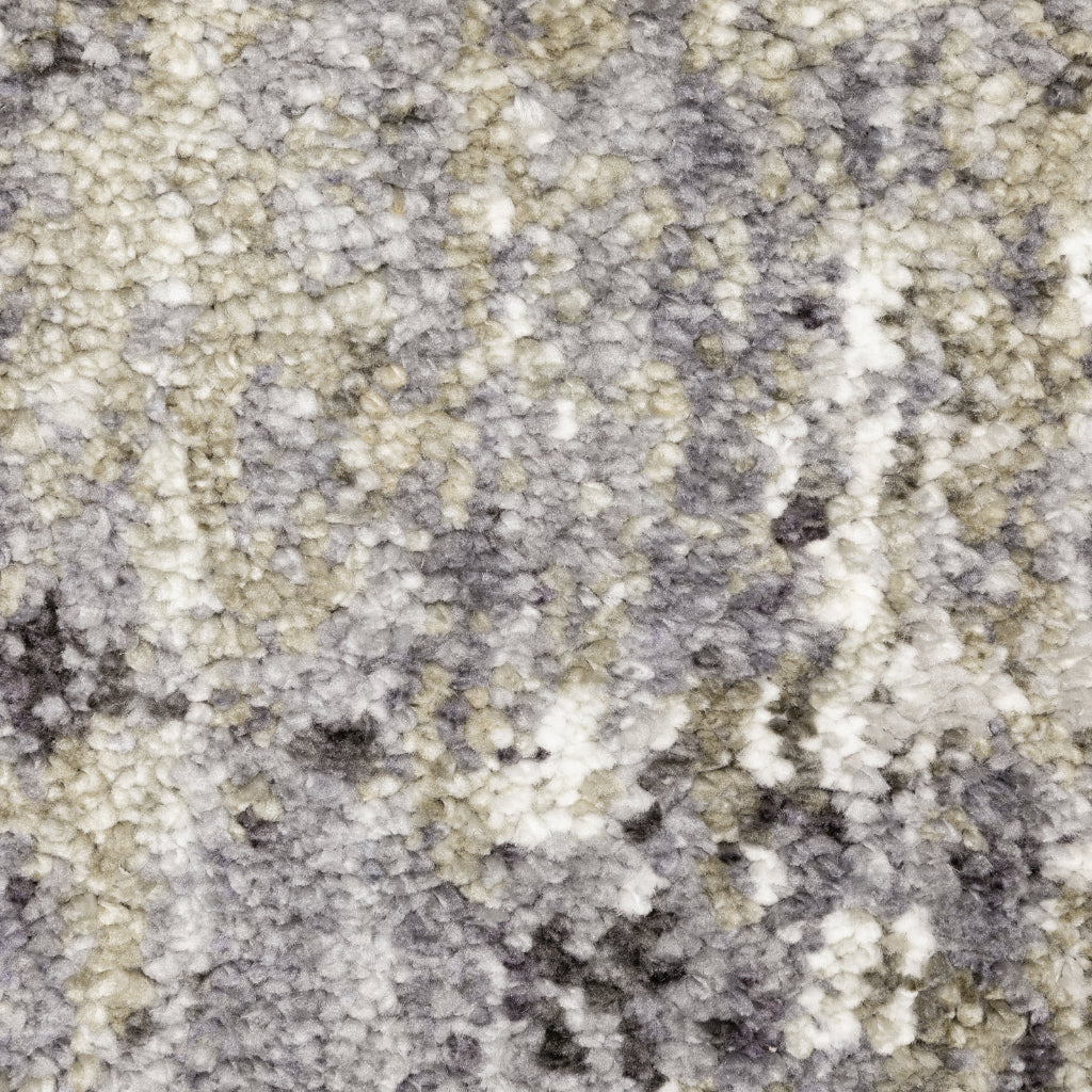 Oriental Weavers Aspen 2060W Gray Rectangle Indoor Shaggy Runner - Comfortable Stain Resistant Contemporary Rug-