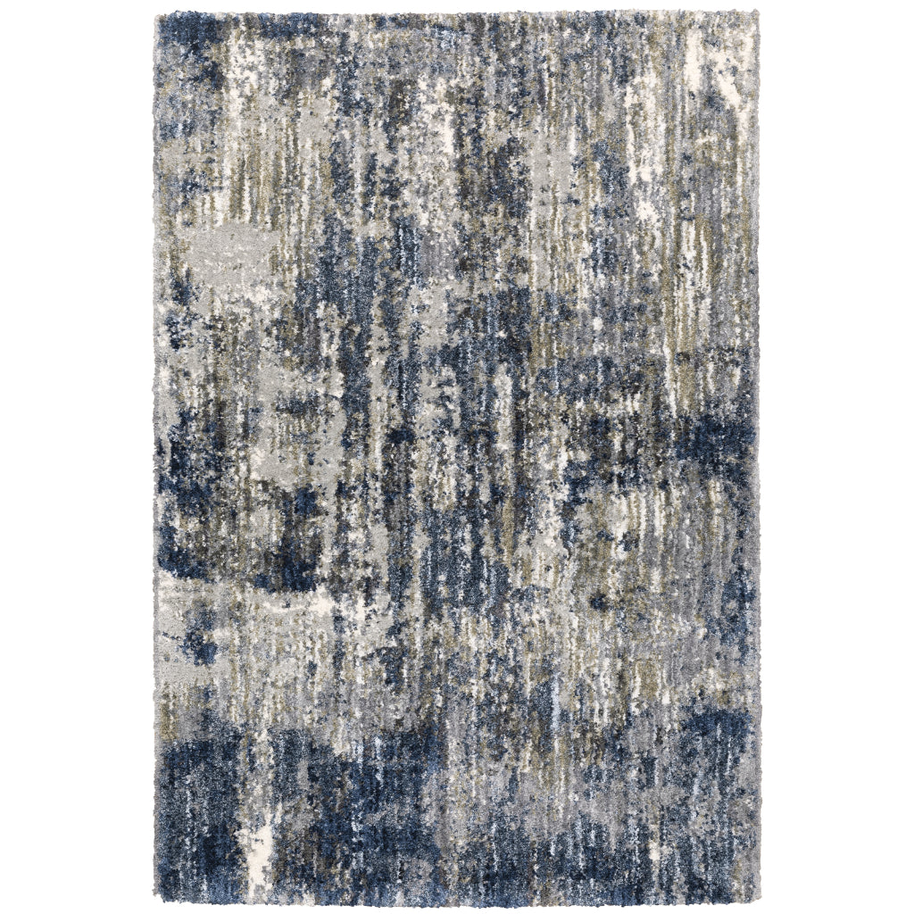 Oriental Weavers Aspen 2061L Multicolor Rectangle Indoor Shaggy Area Rug - Comfortable Stain Resistant Contemporary Rug-