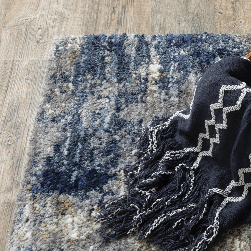 Oriental Weavers Aspen 2061L Multicolor Rectangle Indoor Shaggy Runner - Comfortable Stain Resistant Contemporary Rug-