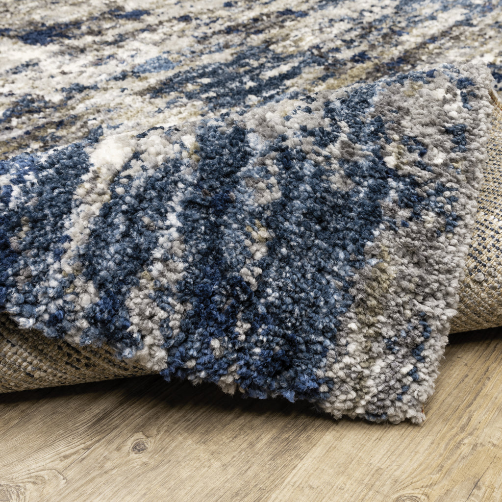 Oriental Weavers Aspen 2061L Multicolor Rectangle Indoor Shaggy Runner - Comfortable Stain Resistant Contemporary Rug-