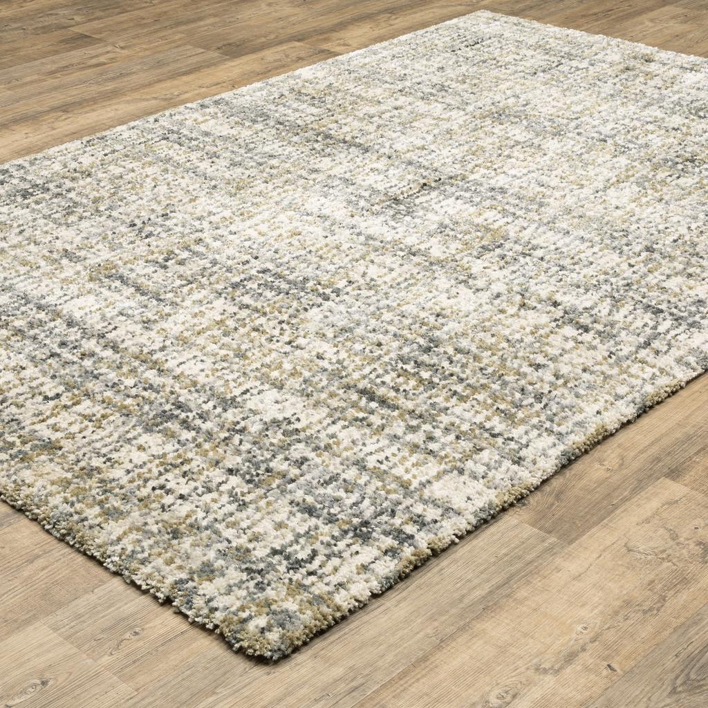Oriental Weavers Aspen 2877B Ivory Rectangle Indoor Area Rug Abstract Pattern-