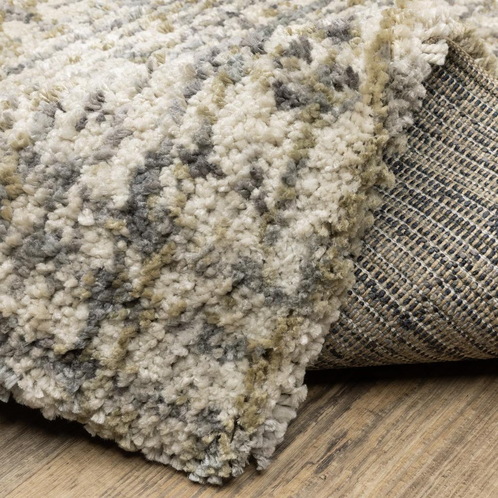 Oriental Weavers Aspen 2877B Ivory Rectangle Indoor Area Rug Abstract Pattern-