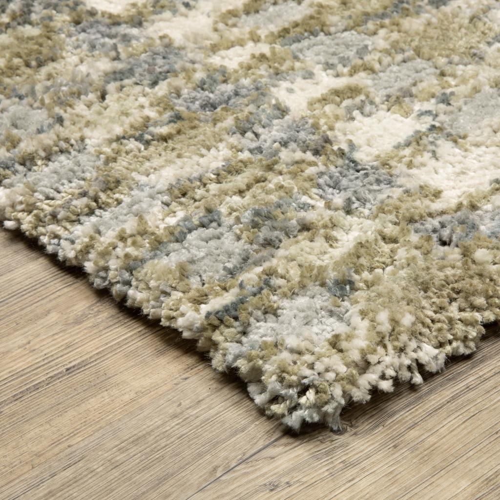Oriental Weavers Aspen 3052A Gold Rectangle Indoor Area Rug Abstract Pattern-