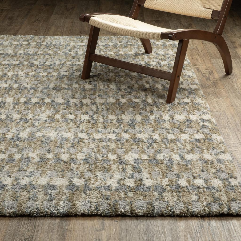 Oriental Weavers Aspen 3052A Gold Rectangle Indoor Runner Abstract Pattern-