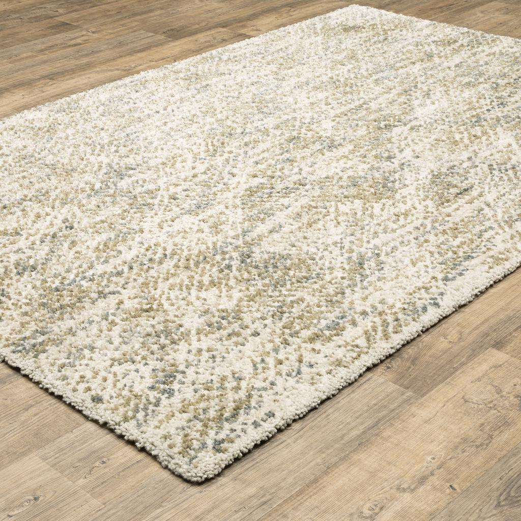 Oriental Weavers Aspen 3154E Ivory Rectangle Indoor Area Rug Abstract Pattern-