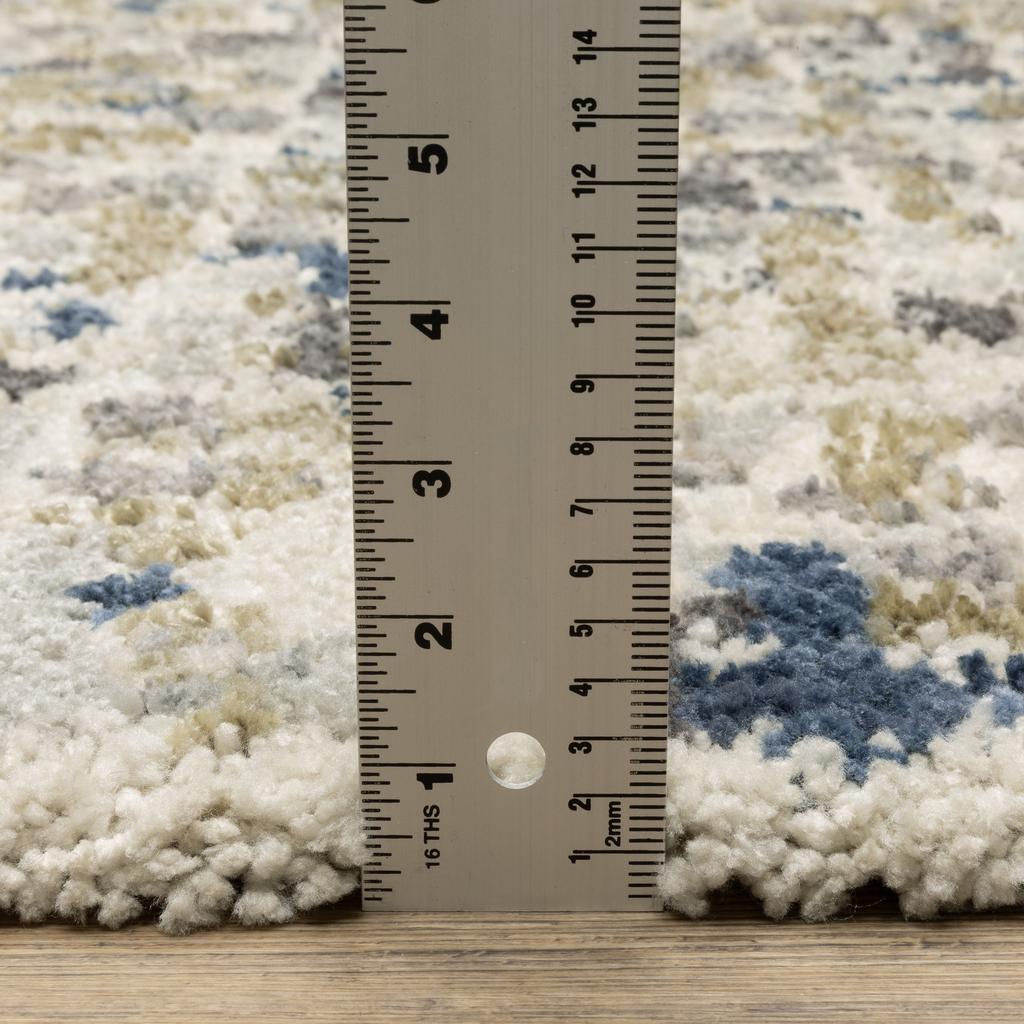 Oriental Weavers Aspen 3514A Ivory Rectangle Indoor Area Rug Abstract Pattern-