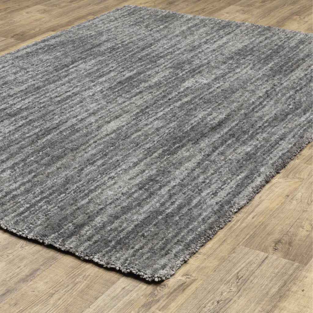Oriental Weavers Aspen 829E9 Gray Rectangle Indoor Shaggy Area Rug - Comfortable Stain Resistant Contemporary Rug-