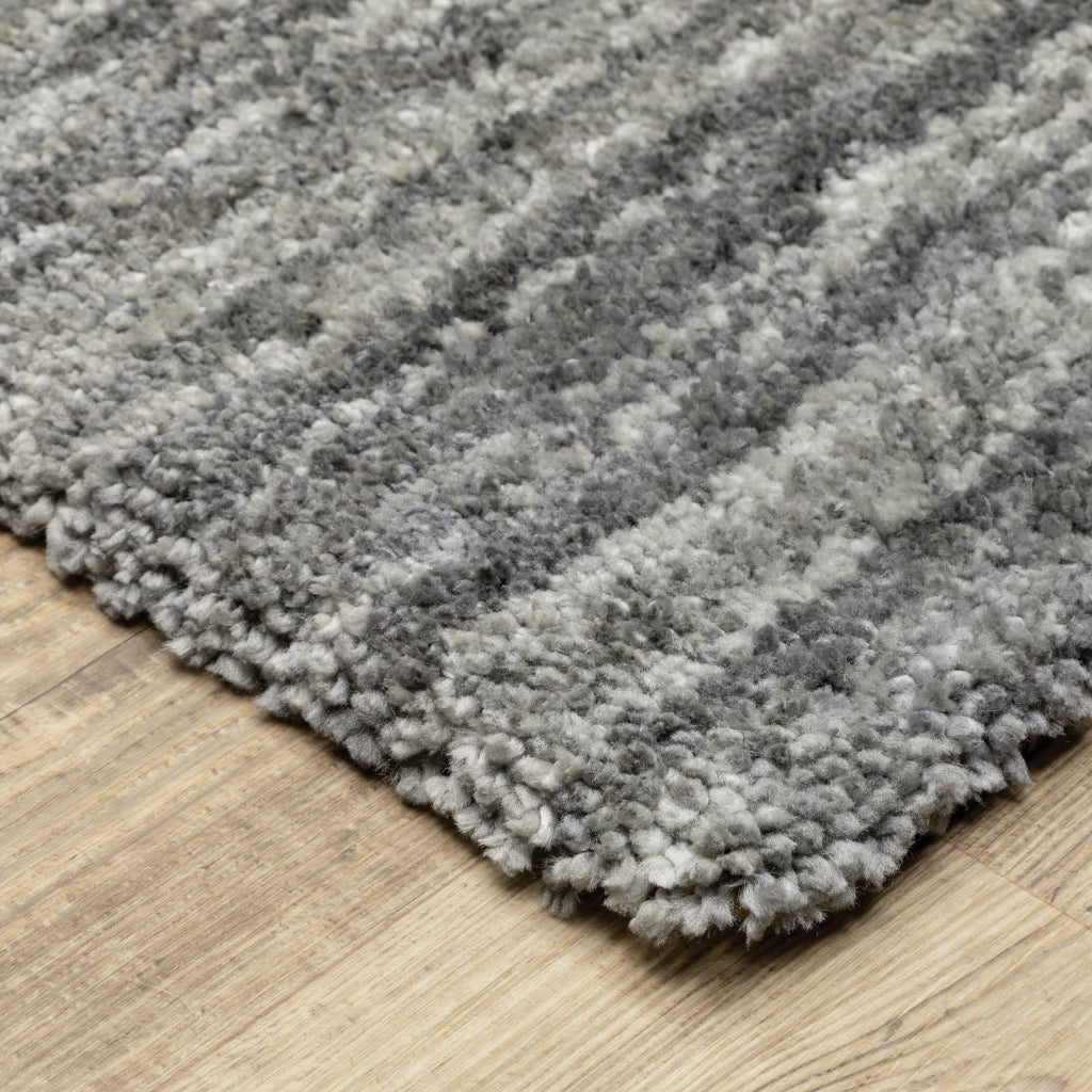 Oriental Weavers Aspen 829E9 Gray Rectangle Indoor Shaggy Area Rug - Comfortable Stain Resistant Contemporary Rug-