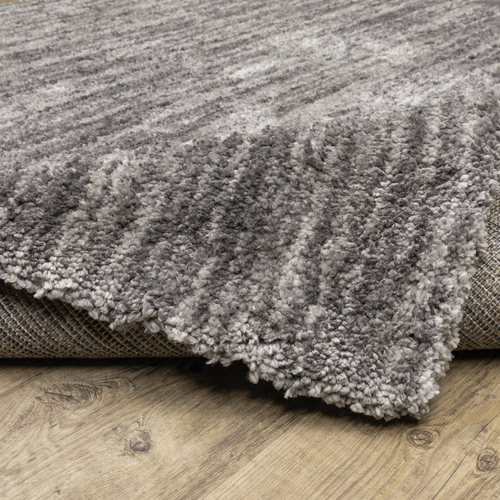 Oriental Weavers Aspen 829E9 Gray Rectangle Indoor Shaggy Area Rug - Comfortable Stain Resistant Contemporary Rug-