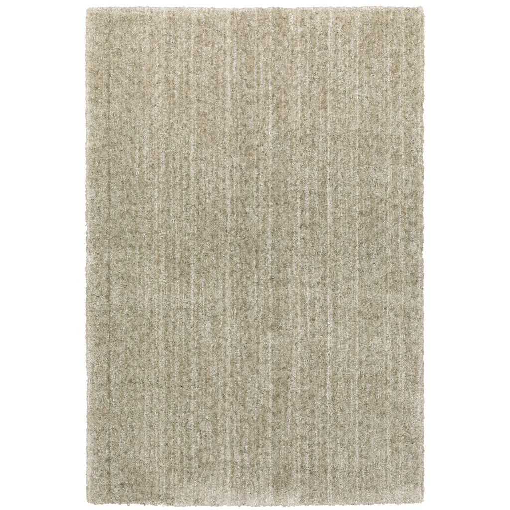 Oriental Weavers Aspen 829J9 Stone Rectangle Indoor Shaggy Area Rug - Comfortable Stain Resistant Contemporary Rug-