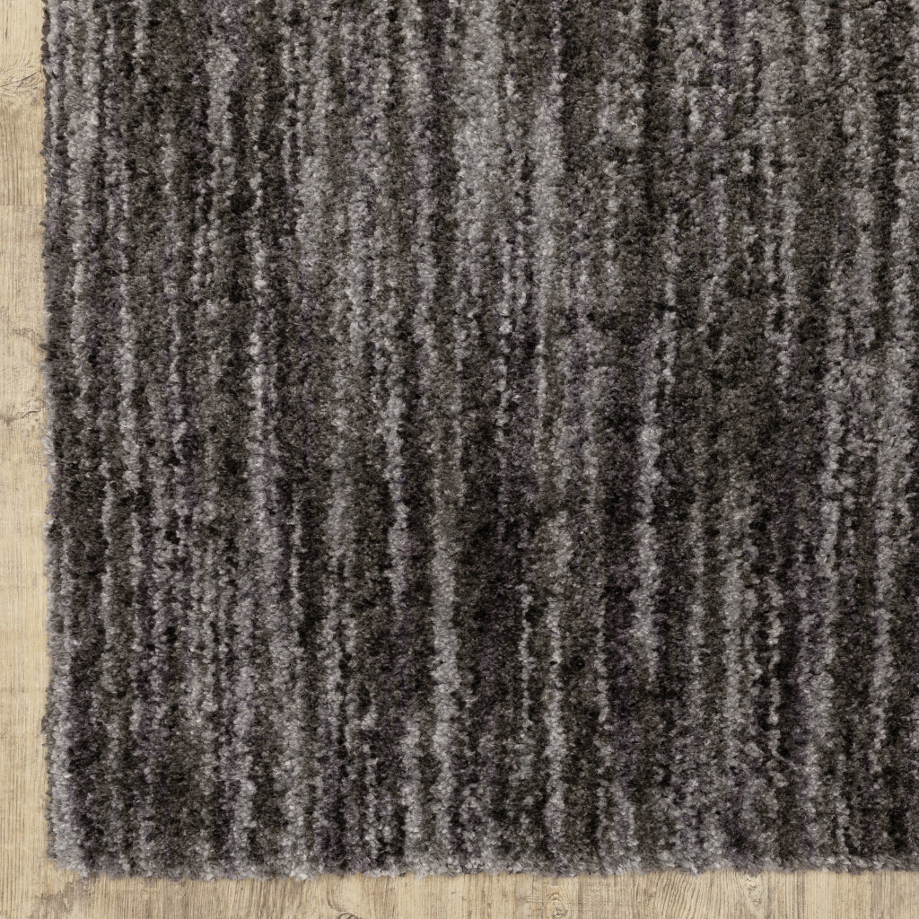 Oriental Weavers Aspen 829K9 Charcoal Rectangle Indoor Shaggy Area Rug - Comfortable Stain Resistant Contemporary Rug-