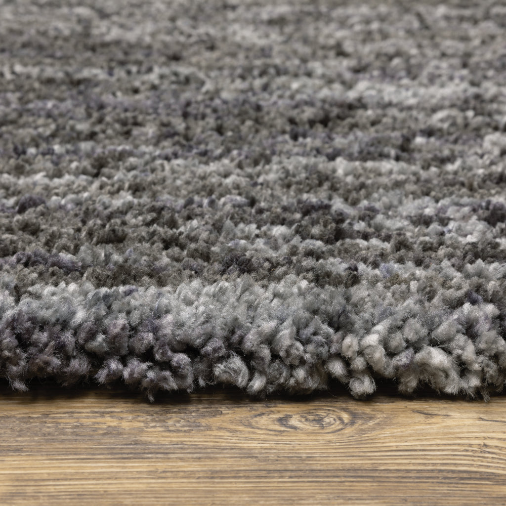 Oriental Weavers Aspen 829K9 Charcoal Rectangle Indoor Shaggy Area Rug - Comfortable Stain Resistant Contemporary Rug-