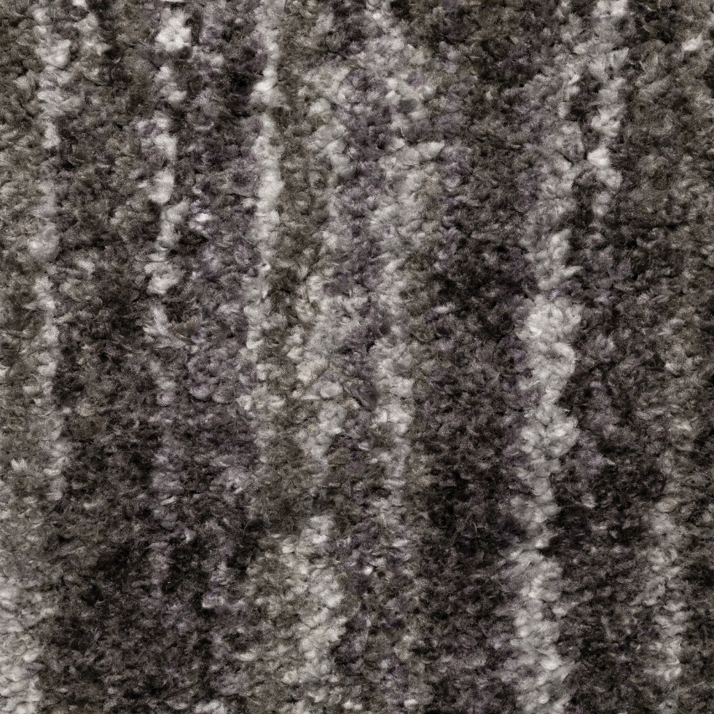Oriental Weavers Aspen 829K9 Charcoal Rectangle Indoor Shaggy Area Rug - Comfortable Stain Resistant Contemporary Rug-