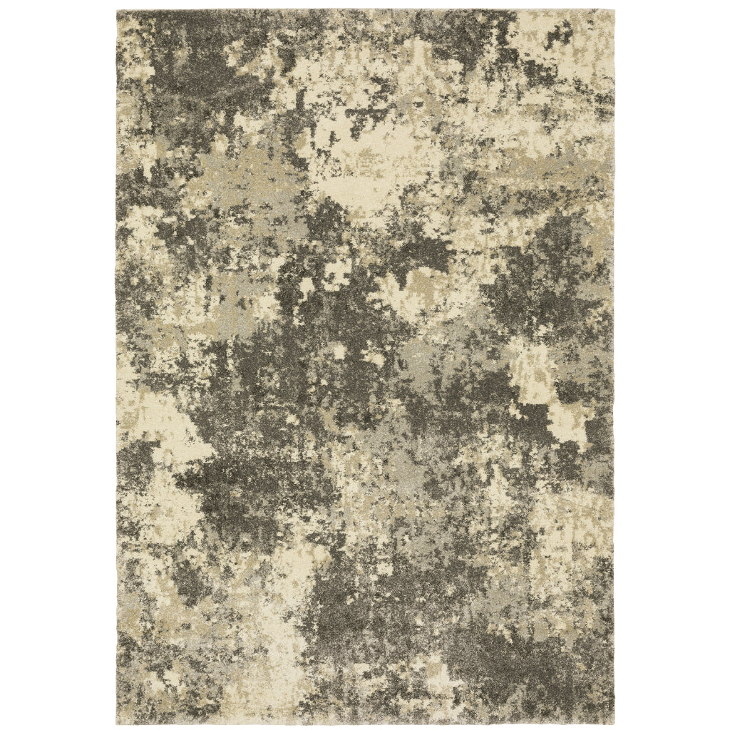 Oriental Weavers Astor 7150D Multicolor Rectangle Indoor Area Rug - Stain Resistant Abstract Rug with Comfortable Plush Pile-