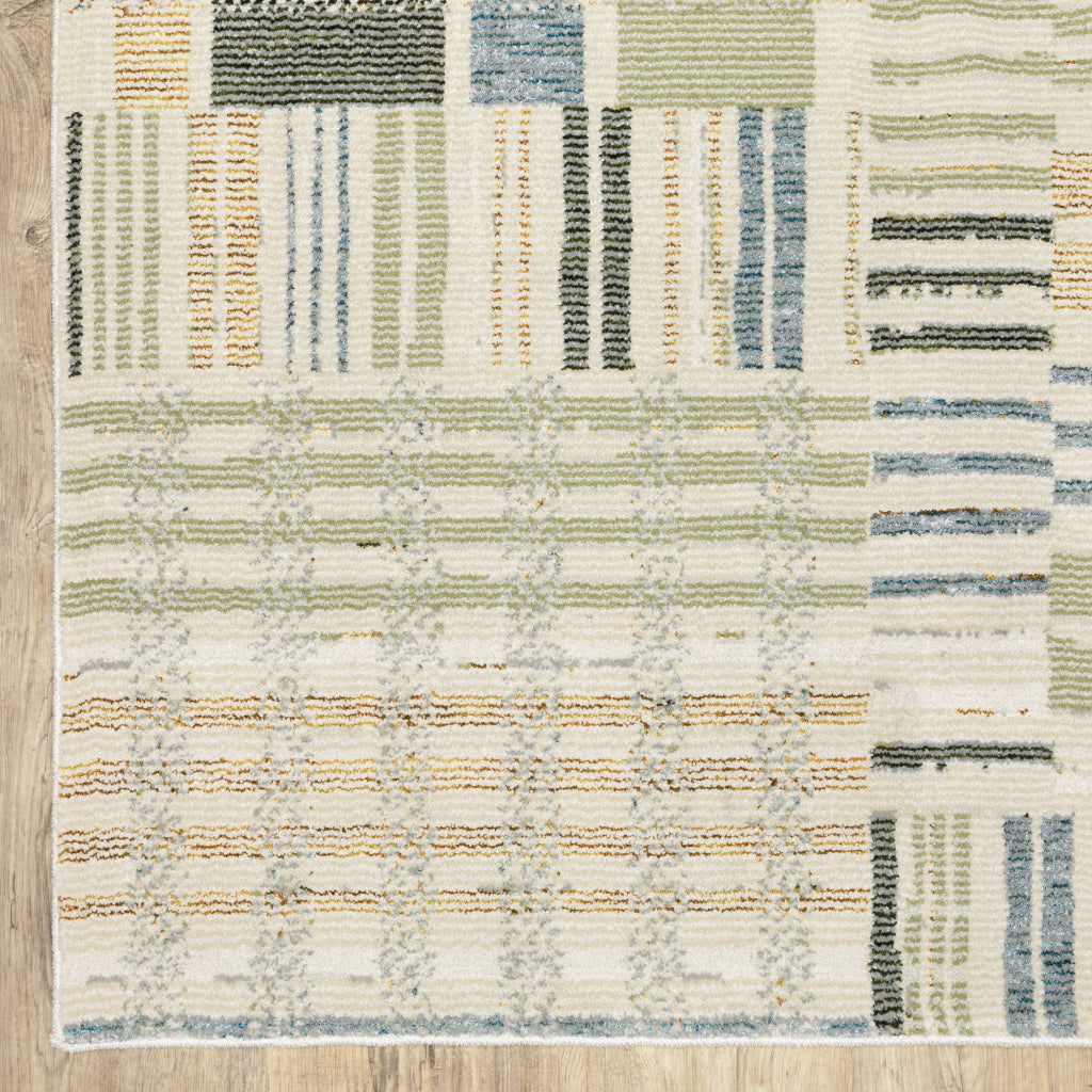 Oriental Weavers Atlas 752E0 Multicolor Rectangle Indoor Runner - Cozy Stain Resistant Machine Woven Rug-