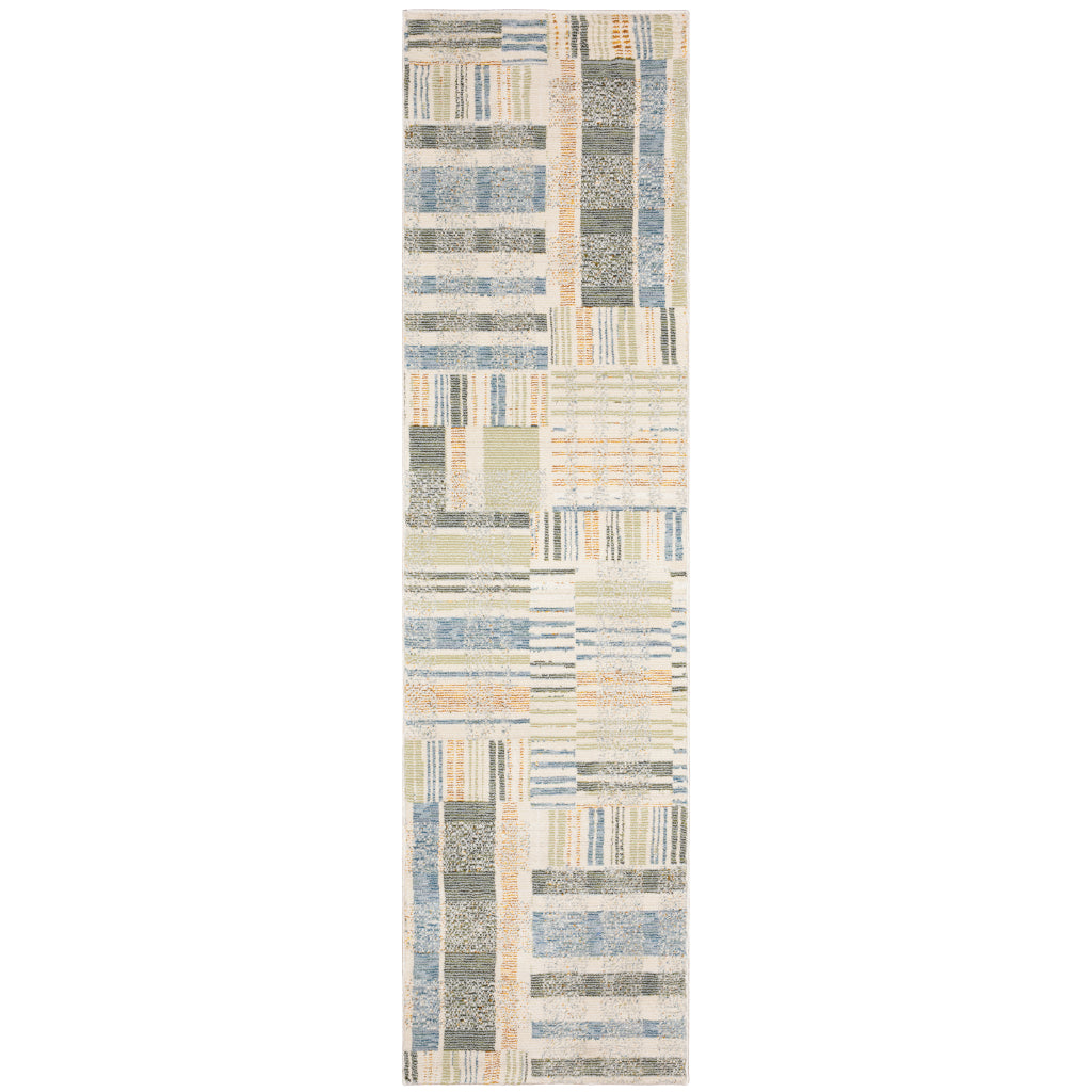 Oriental Weavers Atlas 752E0 Multicolor Rectangle Indoor Runner - Cozy Stain Resistant Machine Woven Rug-
