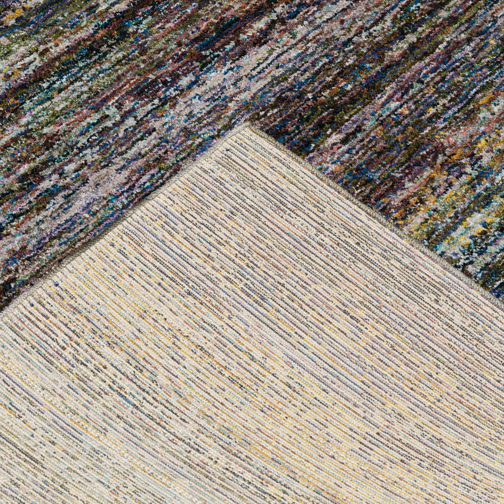 Oriental Weavers Atlas 8037B Multicolor Rectangle Indoor Runner - Cozy Stain Resistant Machine Woven Rug-