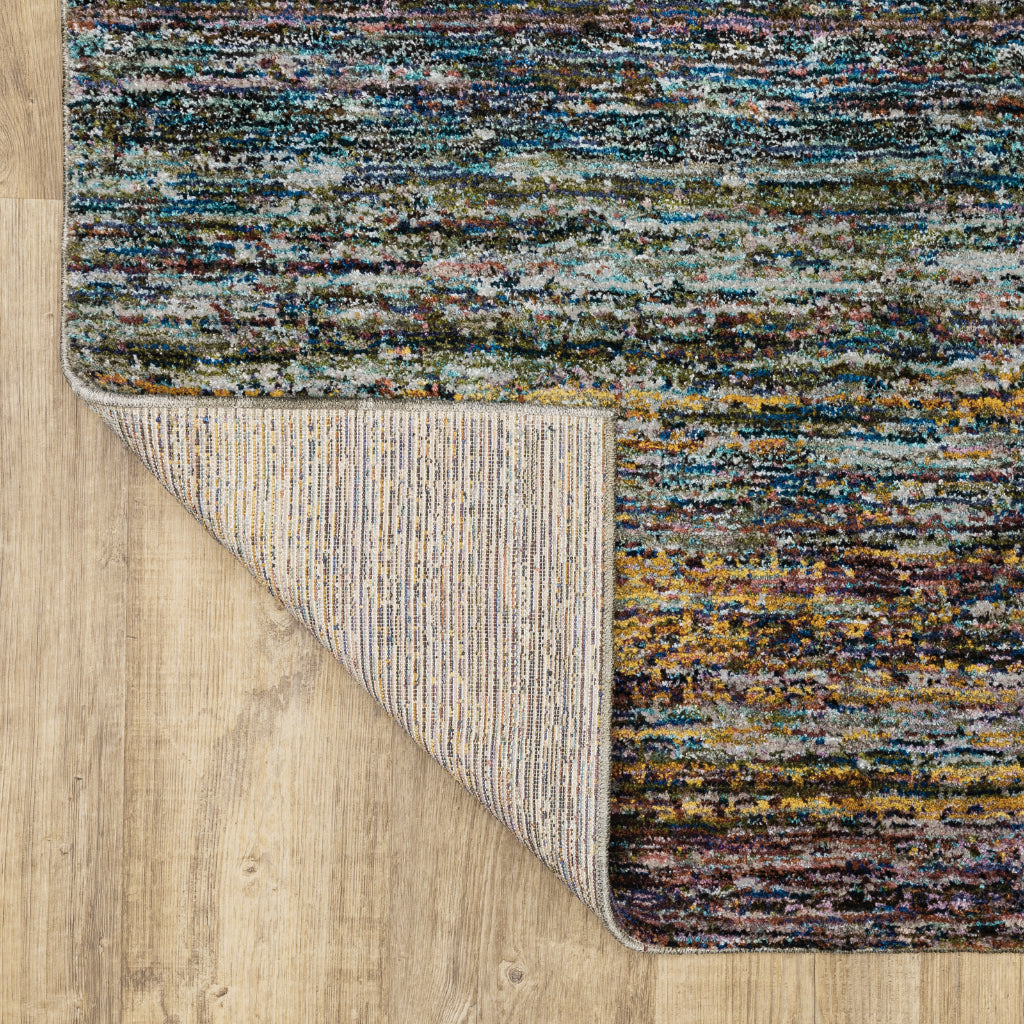Oriental Weavers Atlas 8037B Multicolor Rectangle Indoor Runner - Cozy Stain Resistant Machine Woven Rug-