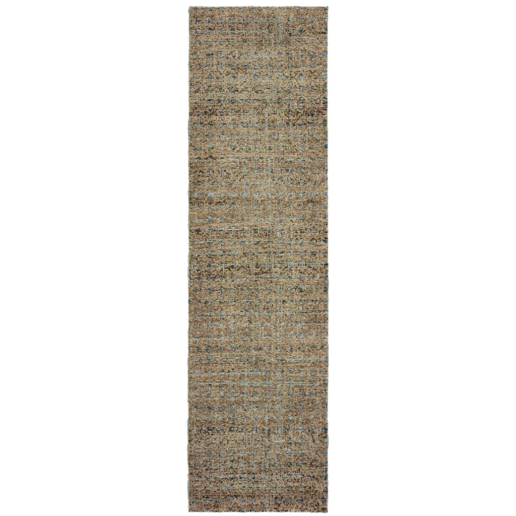 Oriental Weavers Atlas 8048B Multicolor Rectangle Indoor Runner - Cozy Stain Resistant Machine Woven Rug-