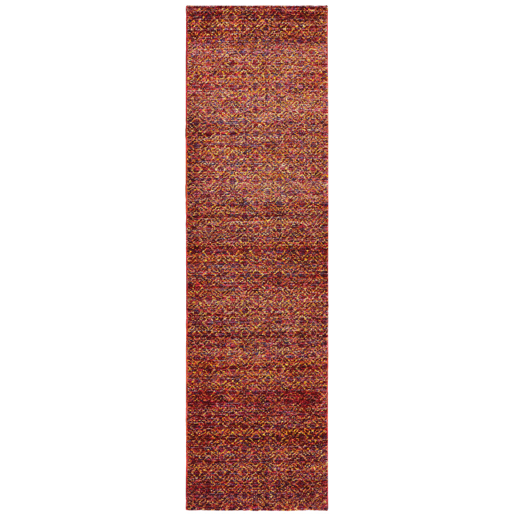 Oriental Weavers Atlas 8048K Multicolor Rectangle Indoor Runner - Cozy Stain Resistant Machine Woven Rug-