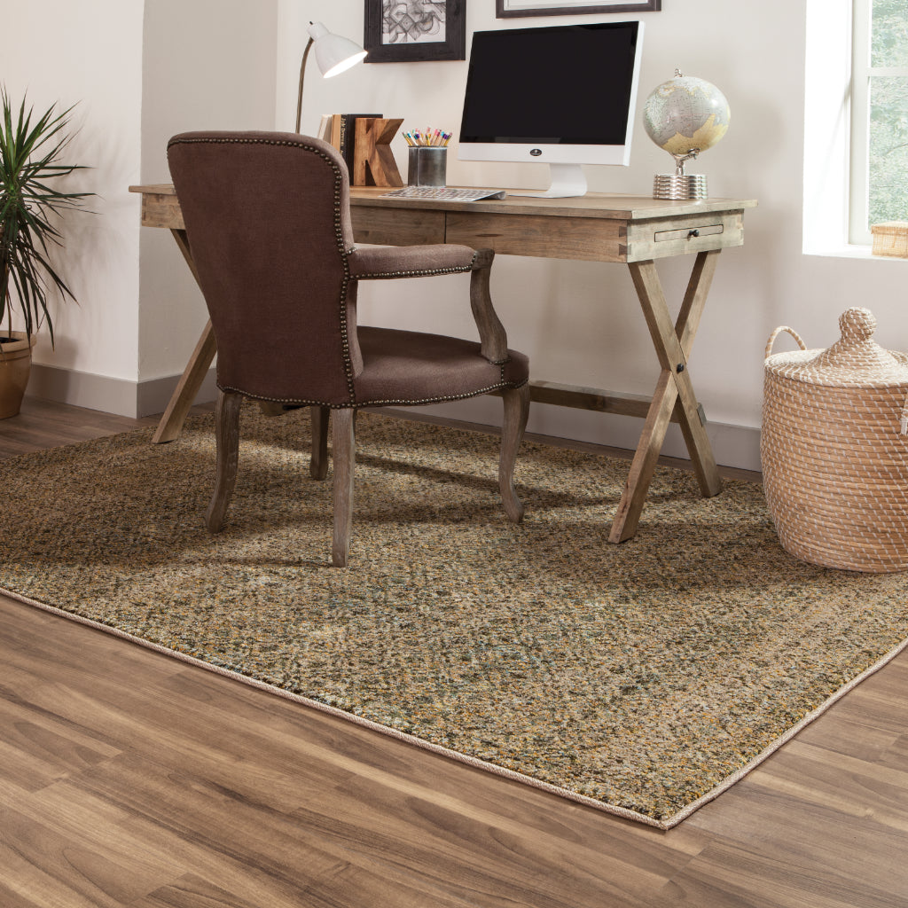 Oriental Weavers Atlas 8048P Multicolor Rectangle Indoor Area Rug - Cozy Stain Resistant Machine Woven Rug-
