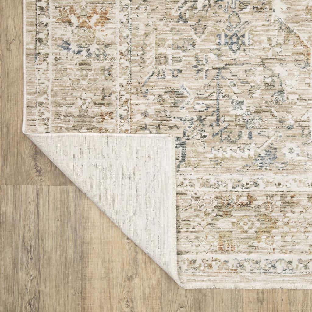 Oriental Weavers Avalon AVA02 Beige Rectangle Indoor Area Rug Oriental Pattern-