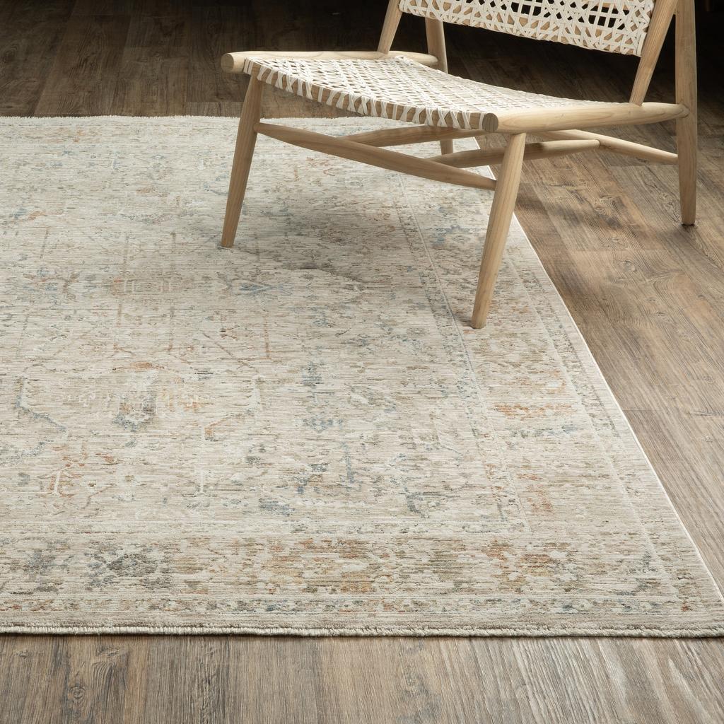 Oriental Weavers Avalon AVA02 Beige Rectangle Indoor Area Rug Oriental Pattern-