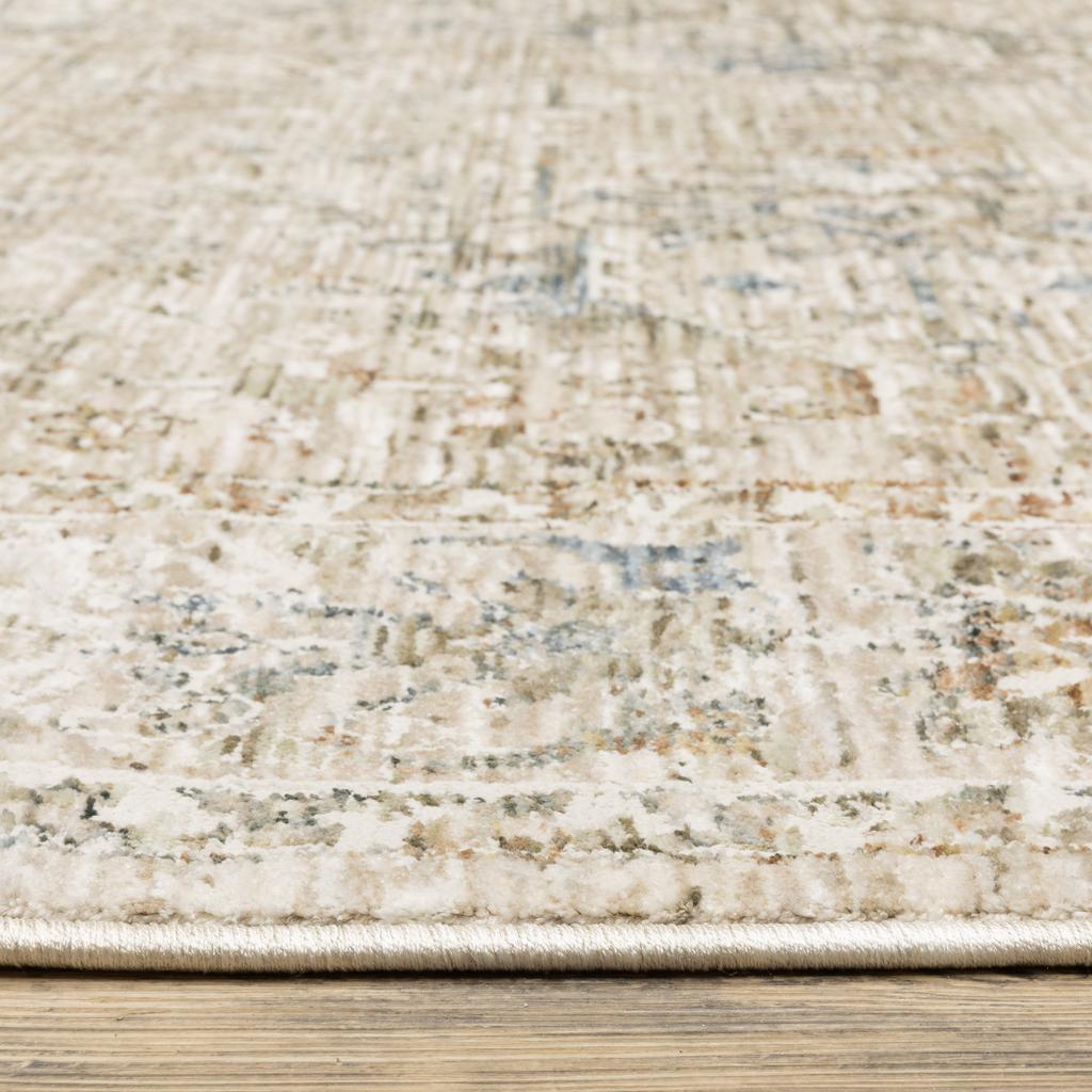 Oriental Weavers Avalon AVA02 Beige Rectangle Indoor Area Rug Oriental Pattern-