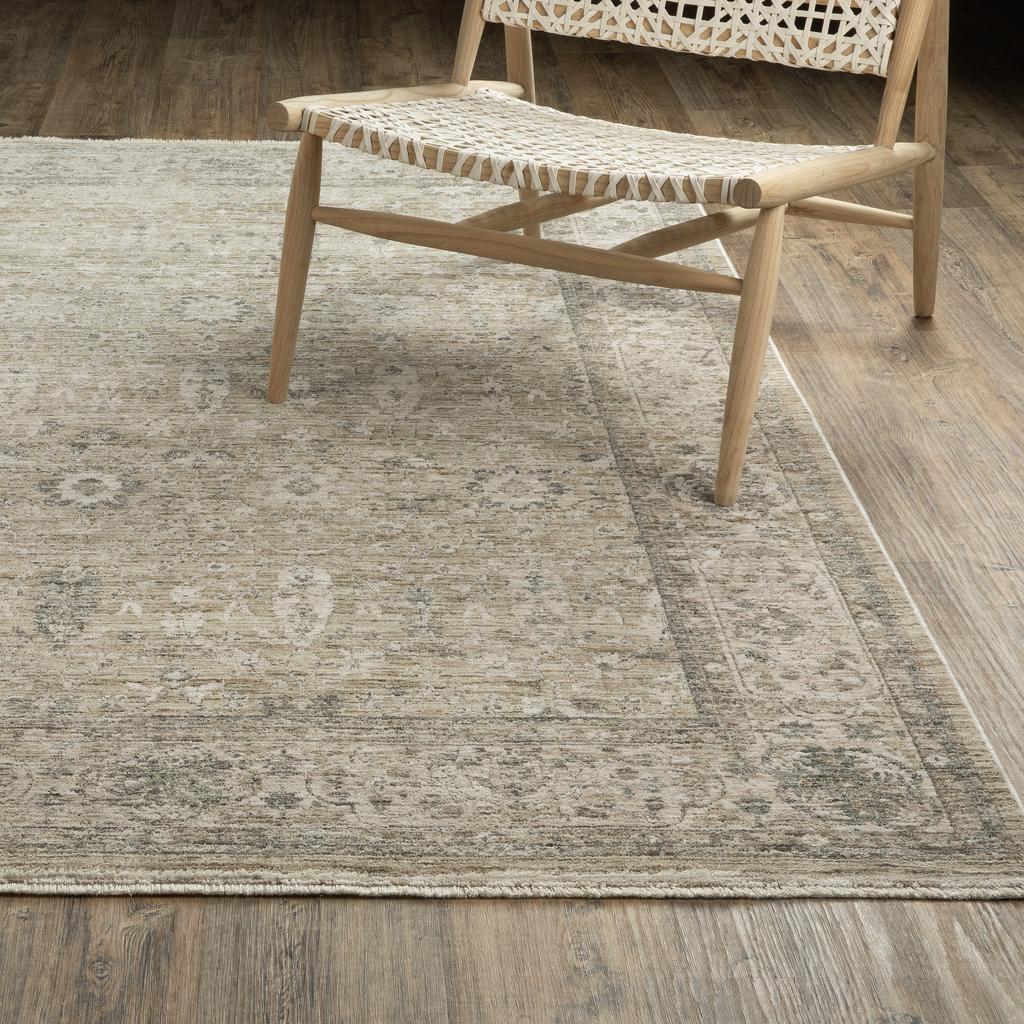 Oriental Weavers Avalon AVA03 Beige Rectangle Indoor Area Rug Oriental Pattern-