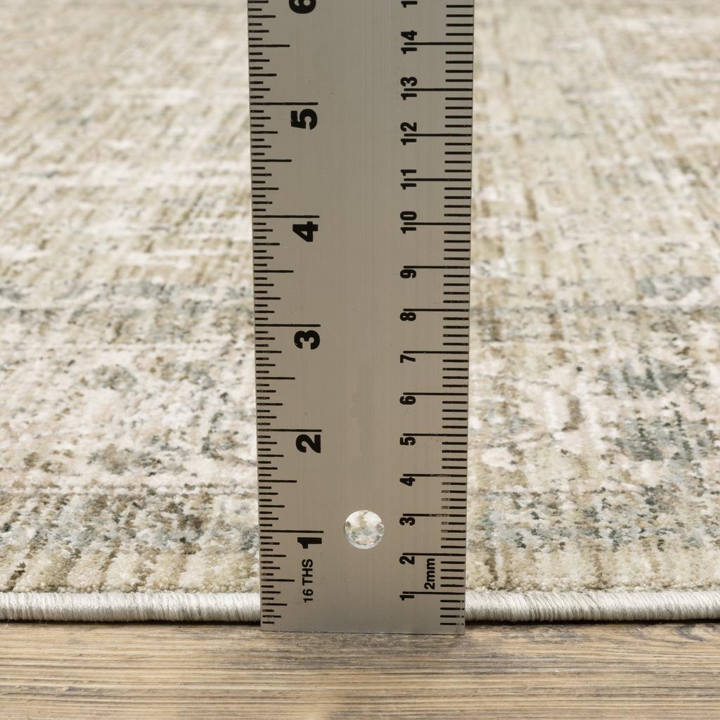 Oriental Weavers Avalon AVA03 Beige Rectangle Indoor Area Rug Oriental Pattern-