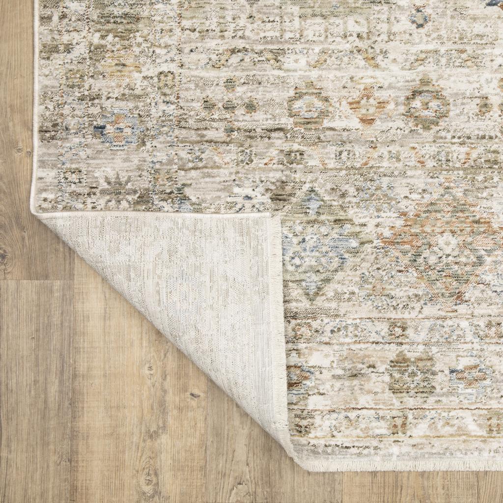 Oriental Weavers Avalon AVA05 Beige Rectangle Indoor Area Rug Oriental Pattern-