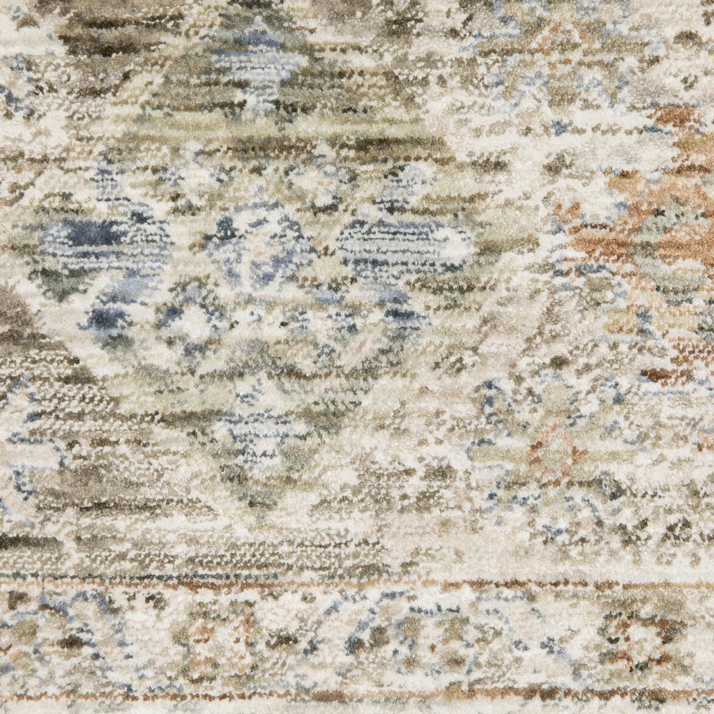 Oriental Weavers Avalon AVA05 Beige Rectangle Indoor Area Rug Oriental Pattern-