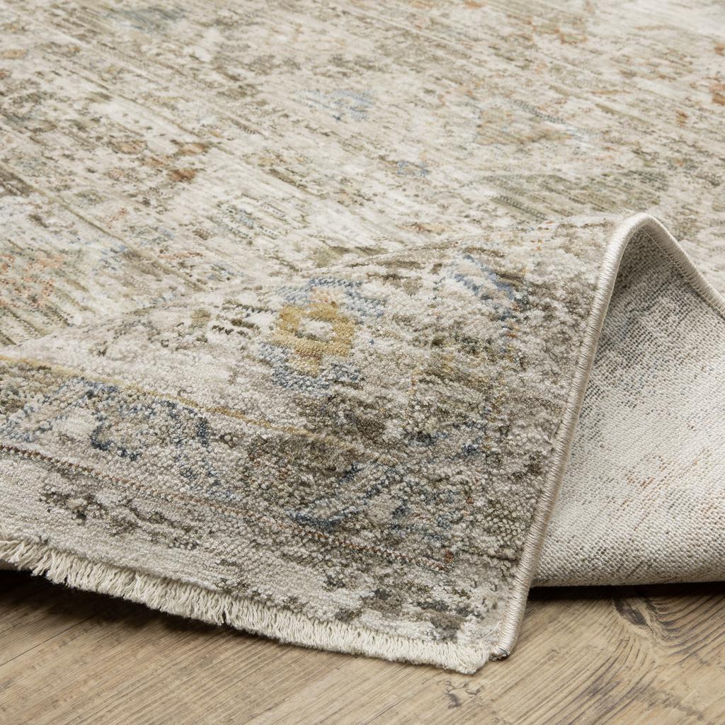 Oriental Weavers Avalon AVA05 Beige Rectangle Indoor Runner Oriental Pattern-