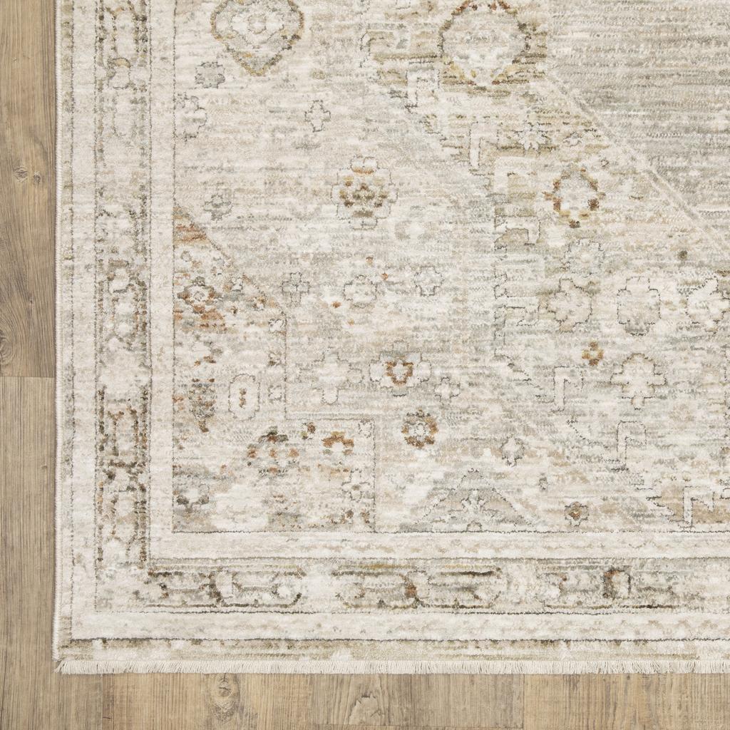Oriental Weavers Avalon AVA06 Beige Rectangle Indoor Runner Oriental Pattern-