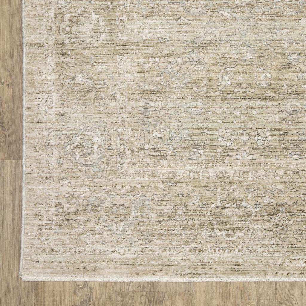 Oriental Weavers Avalon AVA07 Beige Rectangle Indoor Runner Oriental Pattern-
