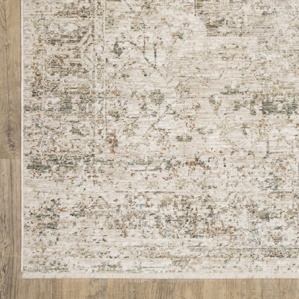 Oriental Weavers Avalon AVA08 Beige Rectangle Indoor Runner Oriental Pattern-