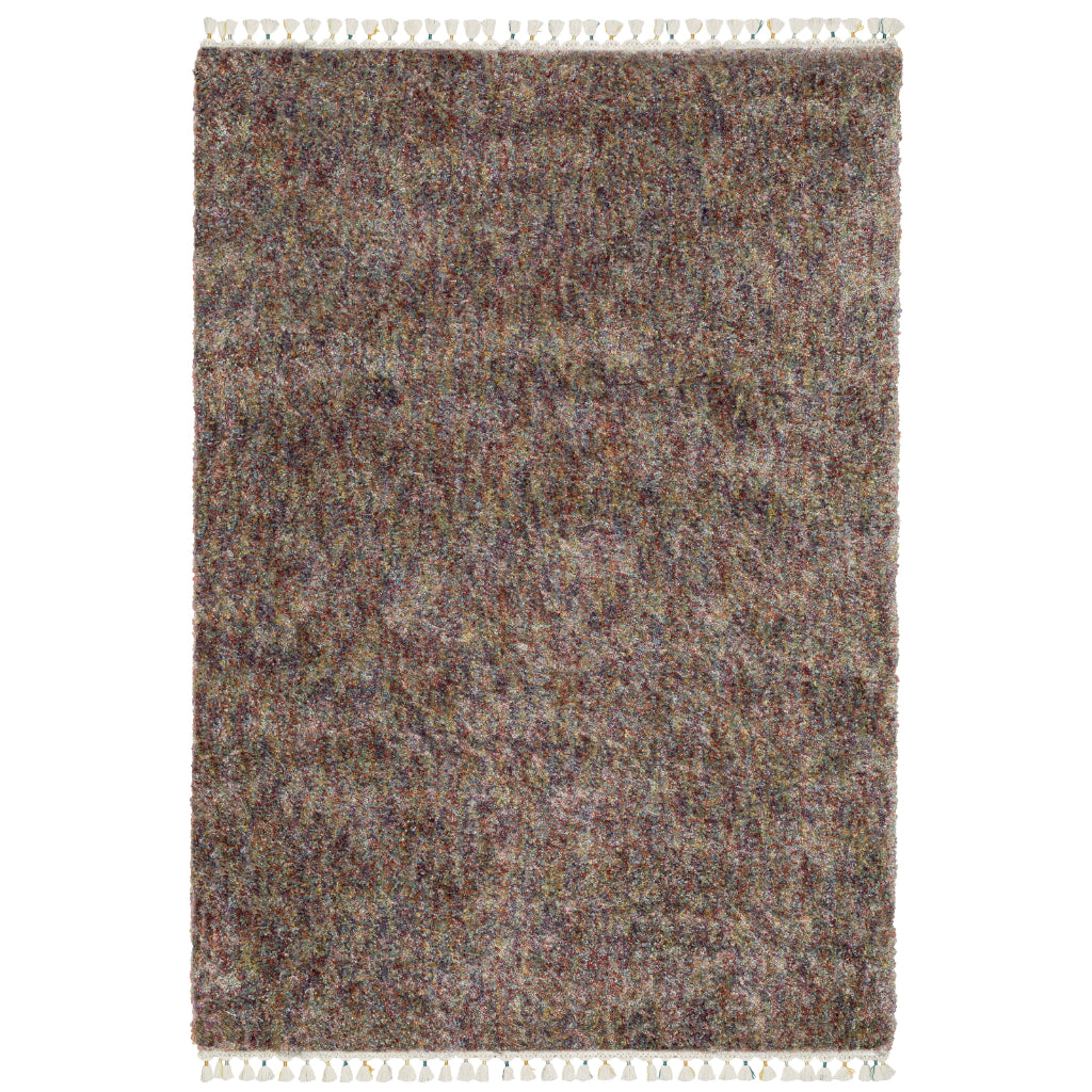 Oriental Weavers Axis AX01A Multicolor Rectangle Plush Indoor Area Rug - Trendy Stain Resistant Modern Rug-