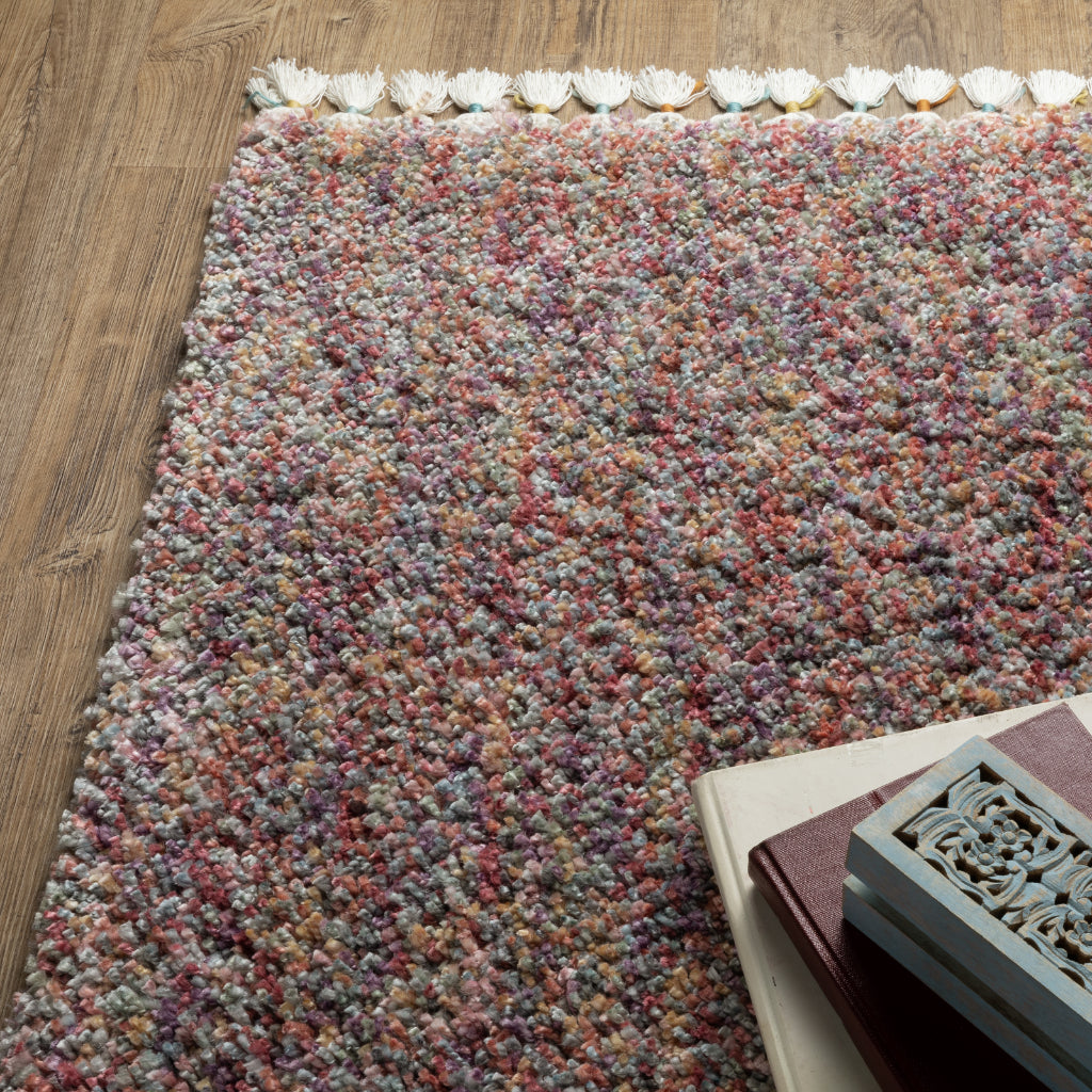 Oriental Weavers Axis AX01A Multicolor Rectangle Plush Indoor Runner - Trendy Stain Resistant Modern Rug-